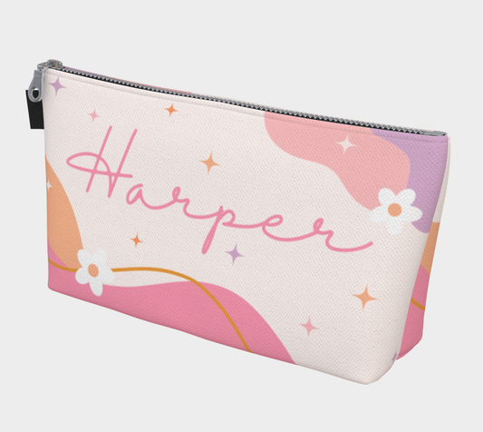 Personalized Everyday Zipper Bag - Boho Dream