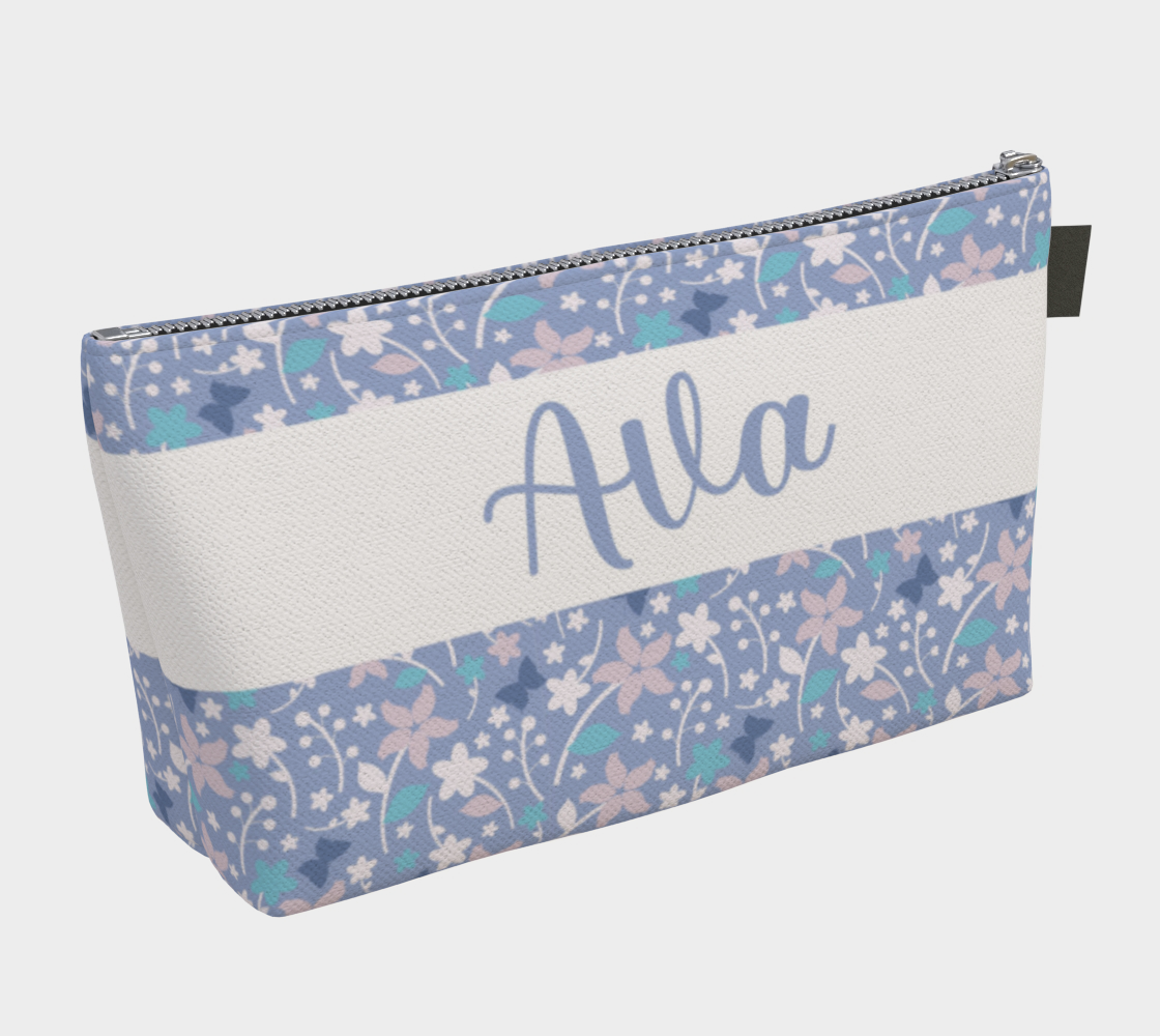 Personalized Everyday Zipper Bag - Violet Star